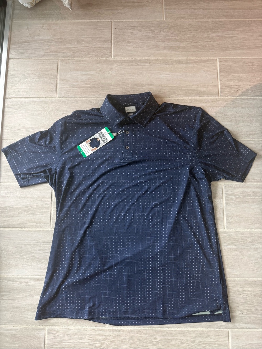 Greg Norman Collection Navy Golf Polo